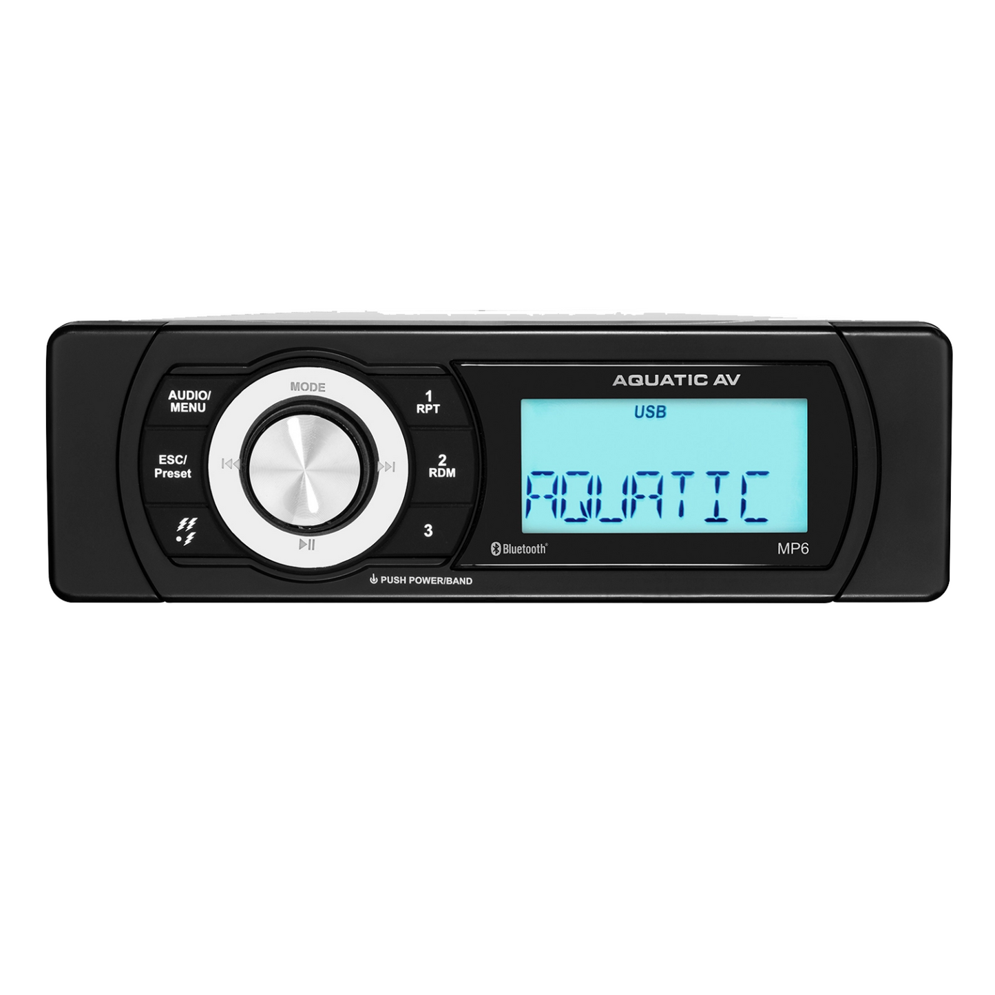 AQUATIC AV - HEAD UNITS - MP6 SHALLOW MOUNT WATERPROOF STEREO